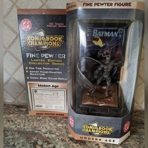 NIB VTG 1997 DC Comic Book Champions Batman Fine Pewter Original